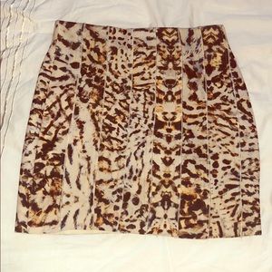 Zara Leopard Print Skirt